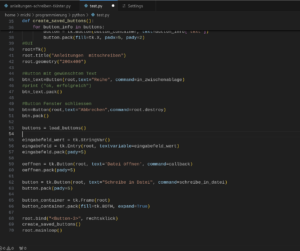 Python – tkinter mit Beispielen – Programmieren lernen